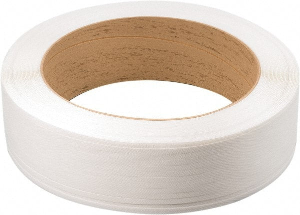 Nifty Products - 7,200' Long x 1/2" Wide, Oscillated Coil Polypropylene Strapping - 500 Lb Capacity, 0.02" Thick - Exact Tooling