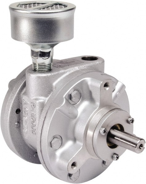 Gast - 4 hp Reversible Face Air Actuated Motor - 0:00 Gear Ratio, 3,000 Max RPM, 1.36" Shaft Length, 5/8" Shaft Diam - Exact Tooling