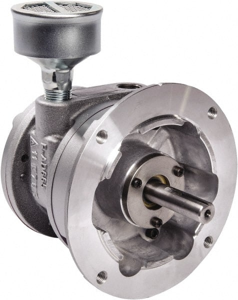 Gast - 4 hp Reversible Flange Air Actuated Motor - 0:00 Gear Ratio, 3,000 Max RPM, 2.06" Shaft Length, 5/8" Shaft Diam - Exact Tooling