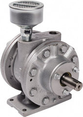 Gast - 5-1/4 hp Reversible Foot Air Actuated Motor - 0:00 Gear Ratio, 2,500 Max RPM, 1-1/2" Shaft Length, 3/4" Shaft Diam - Exact Tooling