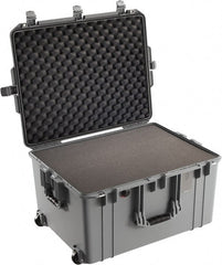 Pelican Products, Inc. - 20-21/32" Wide x 14-7/8" High, Aircase w/Foam & Wheels - Silver - Exact Tooling