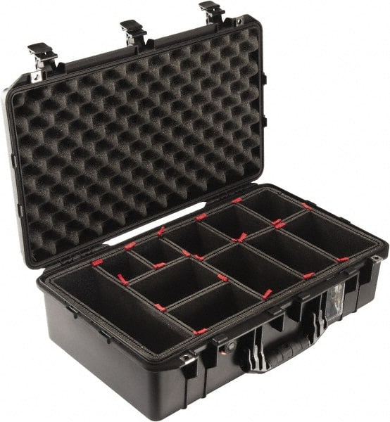 Pelican Products, Inc. - Tool Box Foam Insert Divider Set - 14-1/2" Wide x 7-3/4" Deep x 22-5/8" High, Black, For Pelican Case 1525 - Exact Tooling