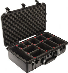 Pelican Products, Inc. - Tool Box Foam Insert Divider Set - 14-1/2" Wide x 7-3/4" Deep x 22-5/8" High, Black, For Pelican Case 1525 - Exact Tooling