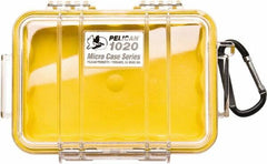 Pelican Products, Inc. - 4-3/4" Wide x 2-1/8" High, Clamshell Hard Case - Clear/Yellow, Polycarbonate - Exact Tooling