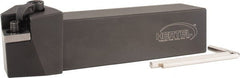 Hertel - MDQN, Right Hand Cut, 1-1/4" Shank Height x 1-1/4" Shank Width, Negative Rake Indexable Turning Toolholder - 6" OAL, DN..432 Insert Compatibility, Series Multi-Option - Exact Tooling