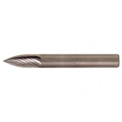 SG-3 Standard Cut Solid Carbide Bur-Pointed Tree Shape - Exact Tooling
