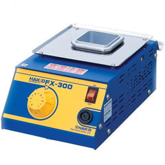 Hakko - Solder Pots Volume Capacity: 50mm x 50mm Holds .85 Kilos; 75mm x 75mm Holds 1.2 Kilos Type: Analog Lead-Free Compatible Solder Pot - Exact Tooling