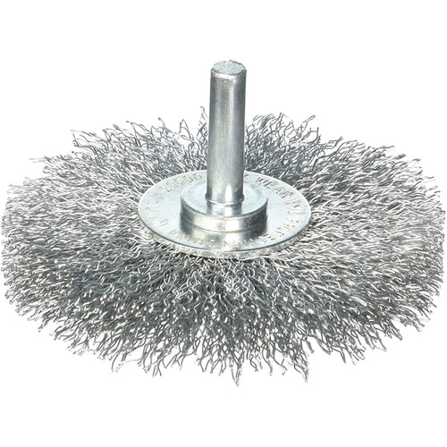 ‎Vortec Pro 1-1/2″ Crimped Wire Wheel, .0118″ Steel Fill, 1/4″ Stem, Retail Pack - Exact Tooling