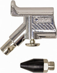 Coilhose Pneumatics - Pocket Blow Gun Kit - 1/4 NPT Inlet, 150 Max psi, Chrome Plated Zinc Hose - Exact Tooling