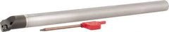 Hertel - 0.77" Min Bore Diam, 10" OAL, 5/8" Shank Diam, E10SCLPR2 Indexable Boring Bar - 3-3/4" Max Bore Depth, CP.. 32.52 Insert, Screw-On Holding Method - Exact Tooling