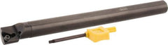 Hertel - 0.48" Min Bore Diam, 6" OAL, 3/8" Shank Diam, A06STLPR2 Indexable Boring Bar - 1-1/8" Max Bore Depth, TP.. 21.51 Insert, Screw-On Holding Method - Exact Tooling
