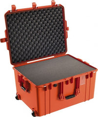 Pelican Products, Inc. - 20-21/32" Wide x 14-7/8" High, Aircase w/Foam & Wheels - Orange - Exact Tooling