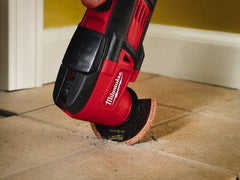 Milwaukee Tool - Rotary Multi-Material Blade - 2-1/2" Cutting Diam, Black Oxide Finish, Use with Milwaukee Multi-Tool - Exact Tooling