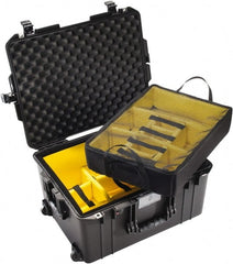 Pelican Products, Inc. - 18-51/64" Wide x 13-1/4" High, Aircase w/Divider - Black - Exact Tooling