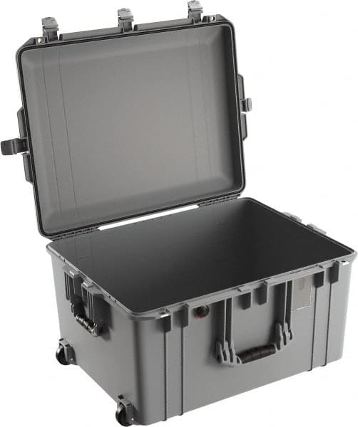 Pelican Products, Inc. - 20-21/32" Wide x 14-7/8" High, Aircase w/Wheels - Silver - Exact Tooling