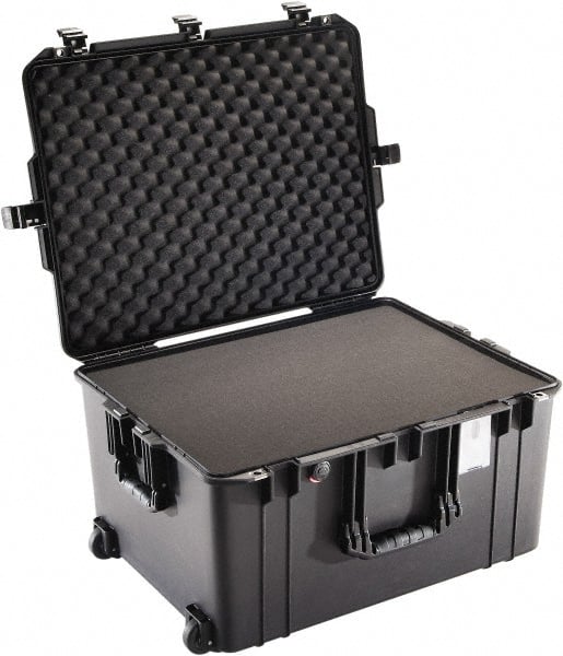 Pelican Products, Inc. - 20-21/32" Wide x 14-7/8" High, Aircase w/Foam & Wheels - Black - Exact Tooling