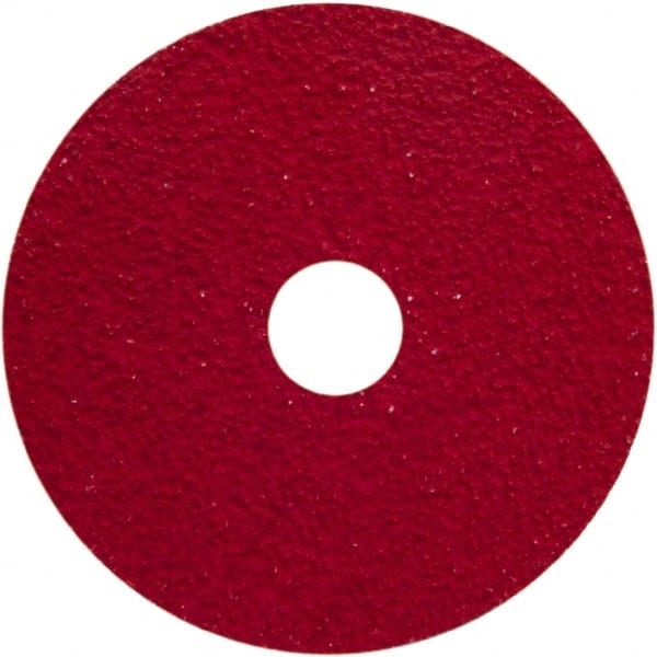 Norton - 36 Grit, 7" Disc Diam, 5/8-11 Center Hole, Type 29 Ceramic Alumina Flap Disc - 8,600 Max RPM, Fiberglass Backing, Arbor Attaching System, Coated - Exact Tooling