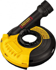 DeWALT - 5" Diam Grinder Dust Shroud - For Use with Dewalt 4 to 5" Grinders - Exact Tooling