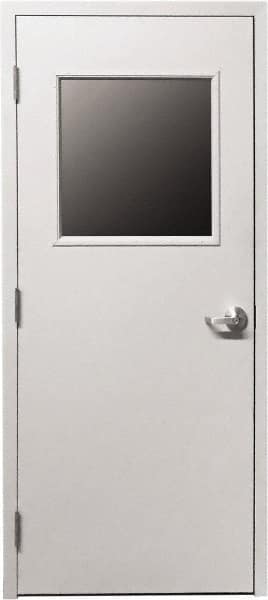 Portafab - 3' Wide x 7' High, Swing Door for Temporary Structures - Exact Tooling