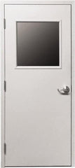 Portafab - 3' Wide x 7' High, Swing Door for Temporary Structures - Exact Tooling