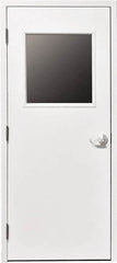 Portafab - 3' Wide x 7' High, Swing Door for Temporary Structures - Exact Tooling