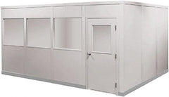 Portafab - 20' Long x 12" Wide, Fire & Sound Panel Temporary Structure - 2 Walls - Exact Tooling