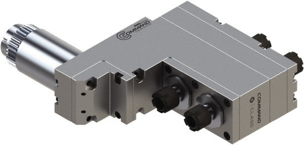 Command Tooling - 0.2mm to 7mm Capacity, 114mm Projection, Swiss Star, ER11 Collet Chuck - 177mm OAL, 34mm Shank Diam - Exact Tooling
