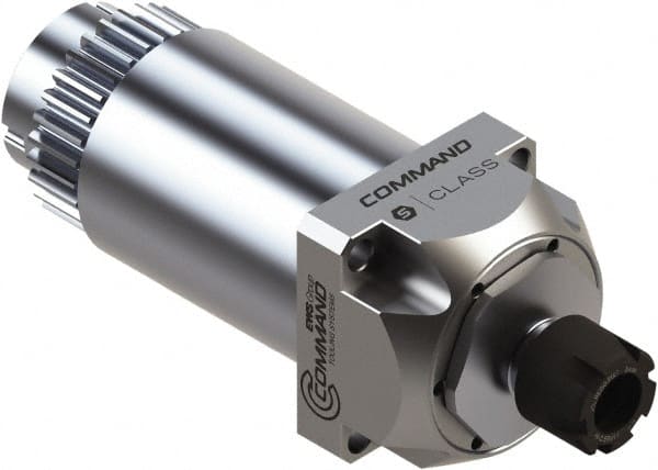 Command Tooling - 0.2mm to 7mm Capacity, 43mm Projection, Swiss Star, ER11 Collet Chuck - 106mm OAL, 34mm Shank Diam - Exact Tooling