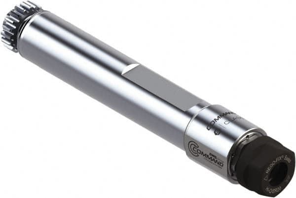 Command Tooling - 0.5mm to 13mm Capacity, 62mm Projection, Swiss Citizen, ER20 Collet Chuck - 225mm OAL, 32mm Shank Diam - Exact Tooling