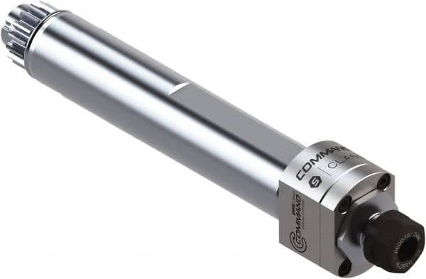 Command Tooling - 0.2mm to 7mm Capacity, 44mm Projection, Swiss Citizen, ER11 Collet Chuck - 133mm OAL, 25mm Shank Diam - Exact Tooling