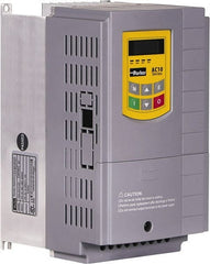 Parker - Three Phase, 460 Volt, 5 hp, Variable Frequency Drive - 5.43" Wide x 5.98" Deep x 9-1/4" High, IP20 - Exact Tooling