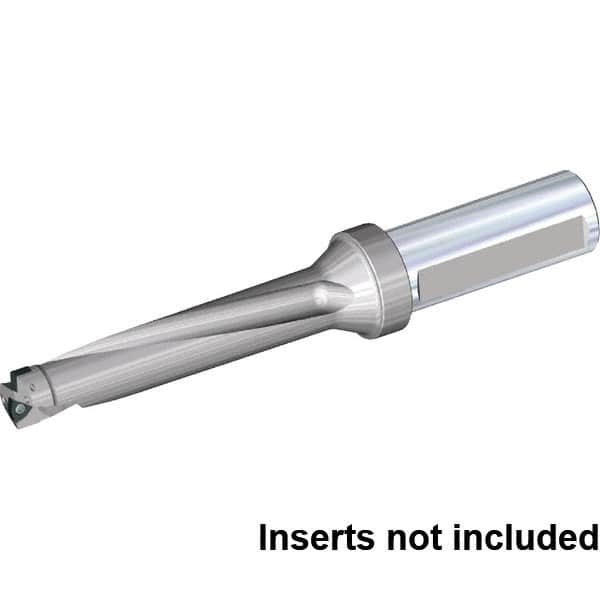 Kennametal - 10" Max Drill Depth, 5xD, 2" Diam, Indexable Insert Drill - 2 Inserts, 2" Shank Diam, Flange Shank - Exact Tooling