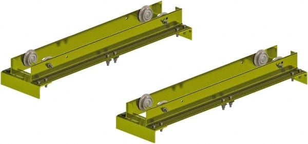 CIGNYS - 1,000 Lb Load Capacity, Steel Bridge Crane - 10 to 30' Span - Exact Tooling