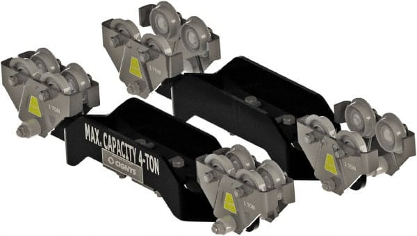 CIGNYS - 4,000 Lb Load Capacity, Steel Bridge Crane - 10 to 25' Span - Exact Tooling