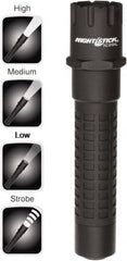 Bayco - LED Bulb, Industrial/Tactical Flashlight - Black Polycarbonate Body, CR123 Batteries - Exact Tooling
