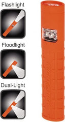 Bayco - LED Bulb, Industrial/Tactical Flashlight - Red Polycarbonate Body, AAA Batteries - Exact Tooling