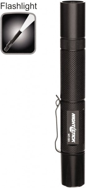 Bayco - LED Bulb, Industrial/Tactical Flashlight - Black Aluminum Body, AA Batteries - Exact Tooling