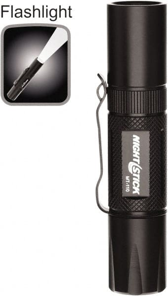 Bayco - LED Bulb, Industrial/Tactical Flashlight - Black Aluminum Body, AA Batteries - Exact Tooling