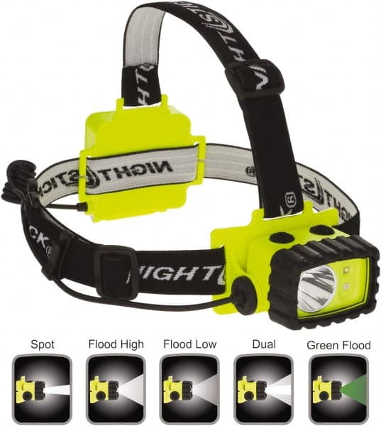 Bayco - LED Bulb, Hands-free Flashlight - Green Polycarbonate Body, AA Batteries - Exact Tooling