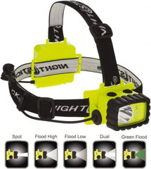 Bayco - LED Bulb, Hands-free Flashlight - Green Polycarbonate Body, AA Batteries - Exact Tooling