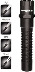 Bayco - LED Bulb, Industrial/Tactical Flashlight - Black Aluminum Body, CR123 Batteries - Exact Tooling