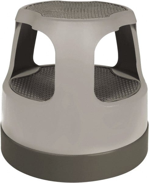 Cramer - 14-1/2" High, Slate Scooter Stool - High Density Plastic, 300 Lb Capacity, Type IA Industry Rating - Exact Tooling