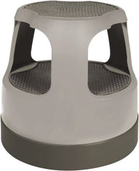 Cramer - 14-1/2" High, Slate Scooter Stool - High Density Plastic, 300 Lb Capacity, Type IA Industry Rating - Exact Tooling