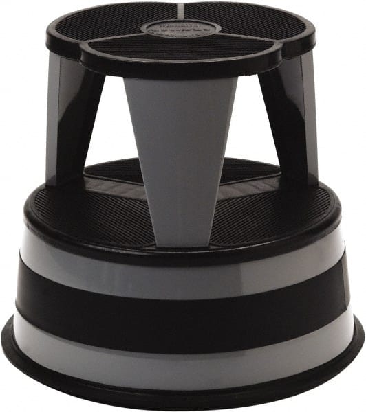 Cramer - 14-1/2" High, Slate Step Stool - Steel, 350 Lb Capacity, Type 1AA Industry Rating - Exact Tooling