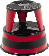 Cramer - 2 Steps, 1-3/16' High, Type IA Rating, Steel Step Stand - 350 Lb Capacity - Exact Tooling
