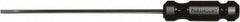 Paramount - 395mm OAL Cabinet Slotted Screwdriver - 300mm Blade Length, Round Shank, Acetate Handle - Exact Tooling