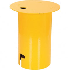 Vestil - 5-1/2" Sleeve Cover - Yellow, Steel, Smooth Surface - Exact Tooling