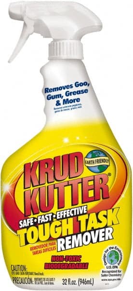 Krud Kutter - 32 oz Spray Bottle Cleaner/Degreaser - Liquid, Biodegradable, Odor-Free - Exact Tooling