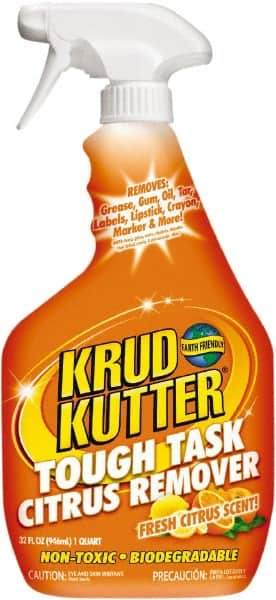 Krud Kutter - 32 oz Spray Bottle Cleaner/Degreaser - Liquid, Biodegradable, Citrus - Exact Tooling