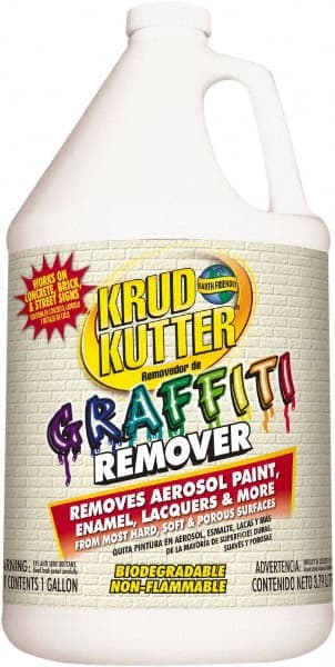 Krud Kutter - 1 Gal Jug Graffiti/Vandal Mark Remover - VOC Content g/L 614, Removes Graffiti - Exact Tooling